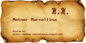Metner Marcellina névjegykártya